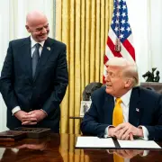 Infantino, FIFA President, Joins Trump on His Middle East Tour